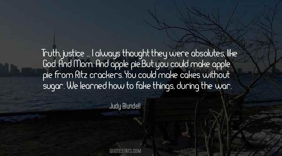 Judy Blundell Quotes #1365762