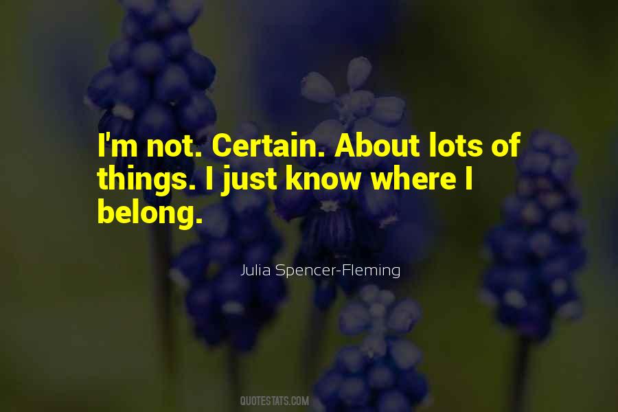 Julia Spencer-Fleming Quotes #1701657