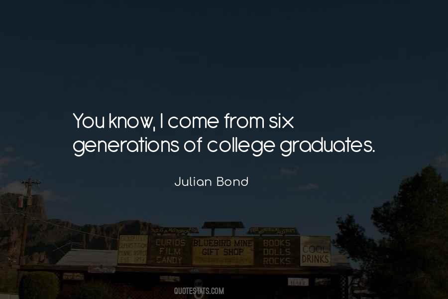 Julian Bond Quotes #1169740
