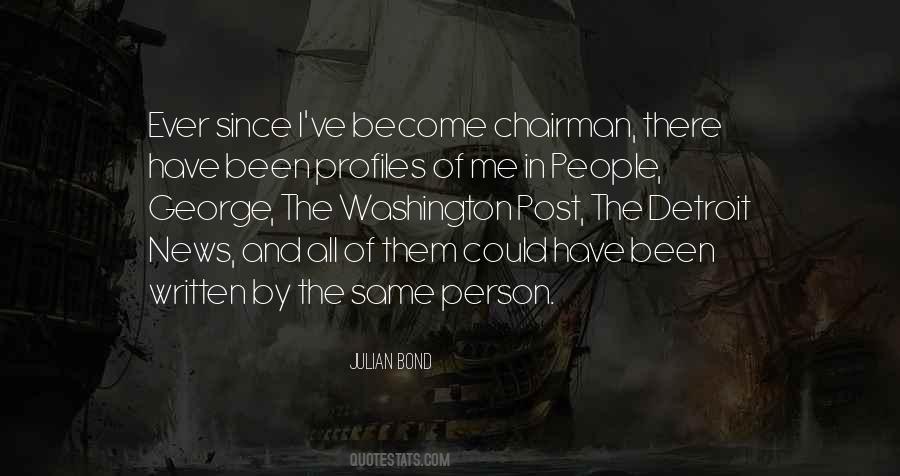 Julian Bond Quotes #1799736