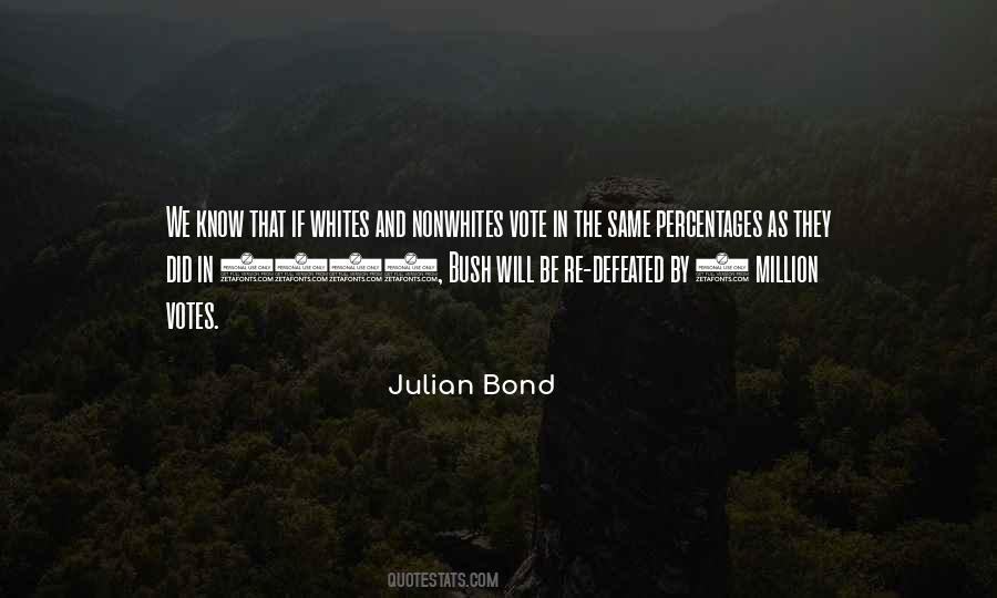 Julian Bond Quotes #520188