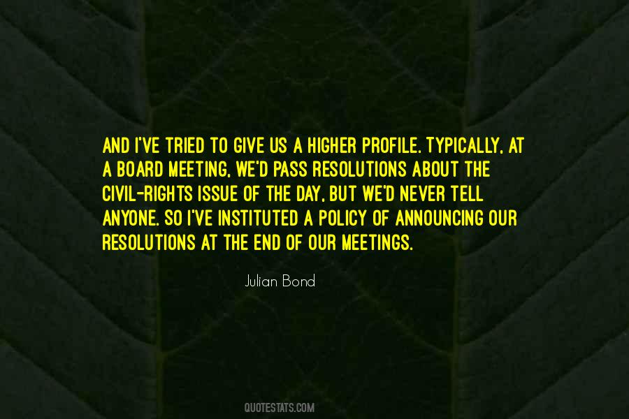 Julian Bond Quotes #691883