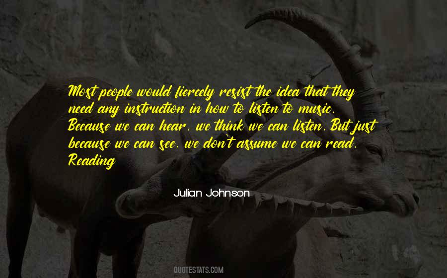 Julian Johnson Quotes #1166281