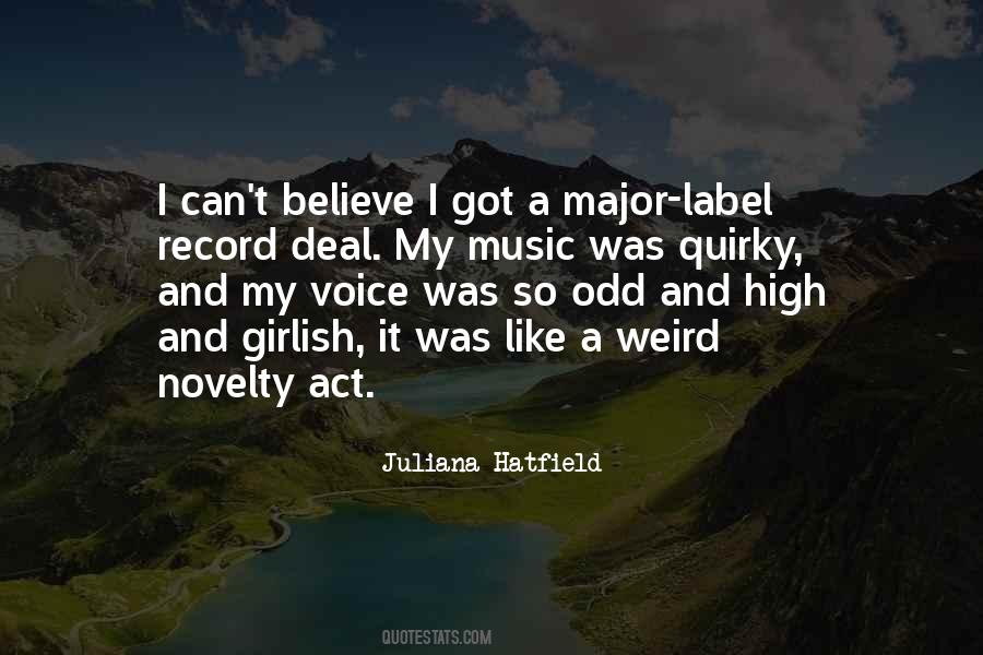 Juliana Hatfield Quotes #784122