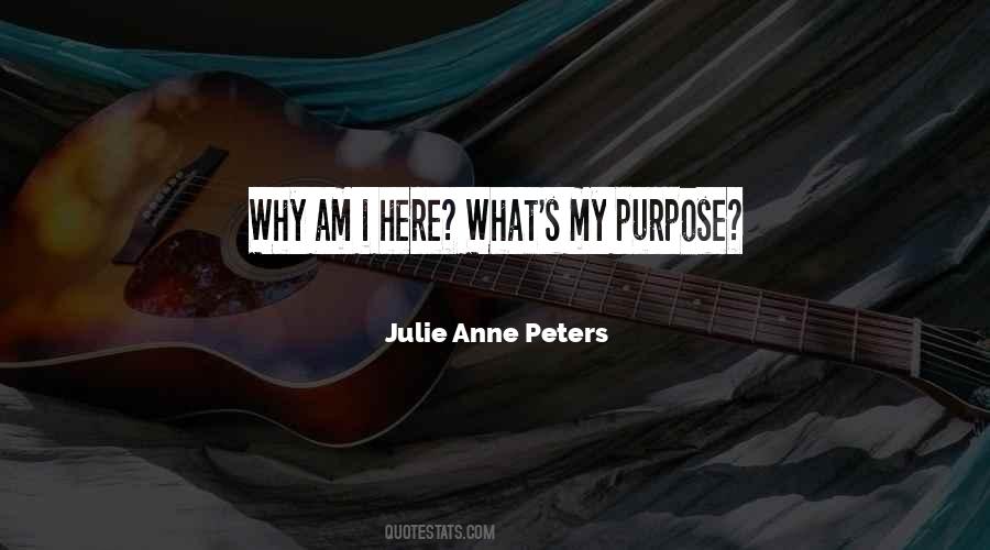 Julie Anne Peters Quotes #154705