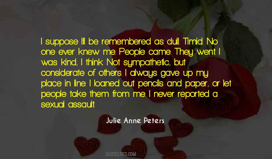Julie Anne Peters Quotes #1798558