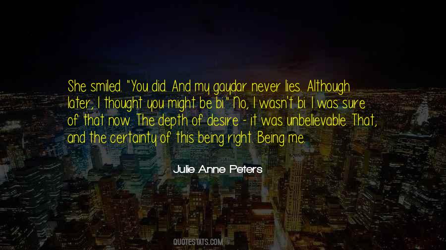 Julie Anne Peters Quotes #585802