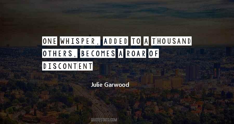 Julie Garwood Quotes #1043085