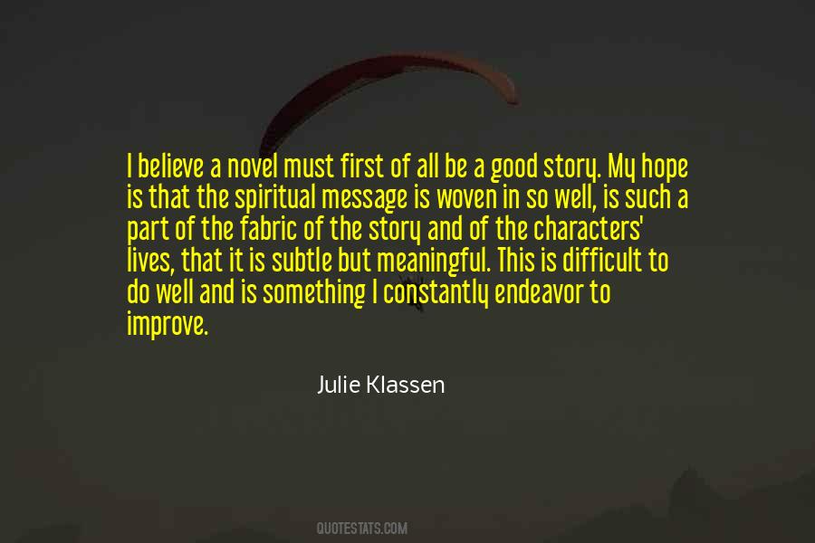 Julie Klassen Quotes #404056