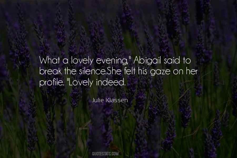 Julie Klassen Quotes #669773