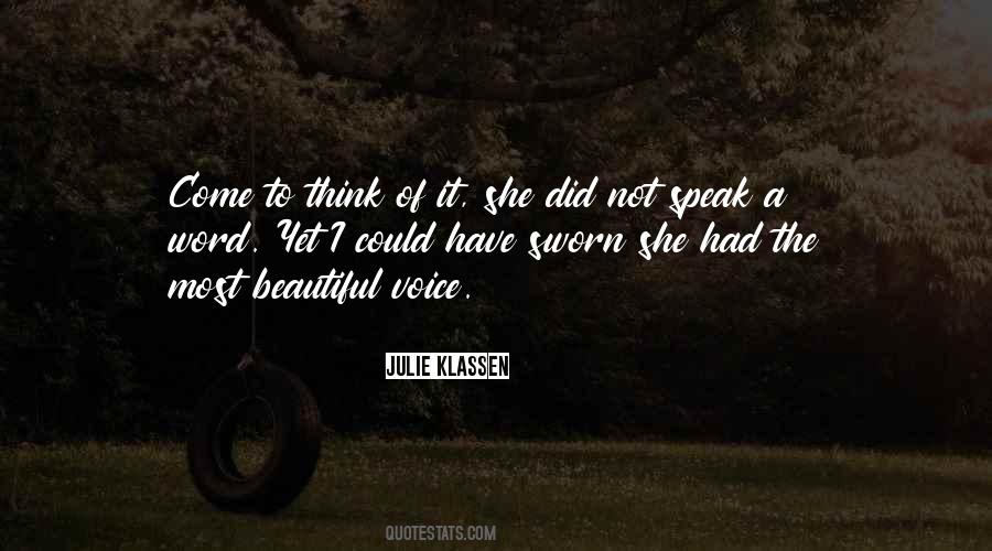 Julie Klassen Quotes #996883