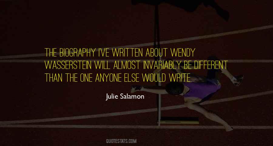 Julie Salamon Quotes #406926