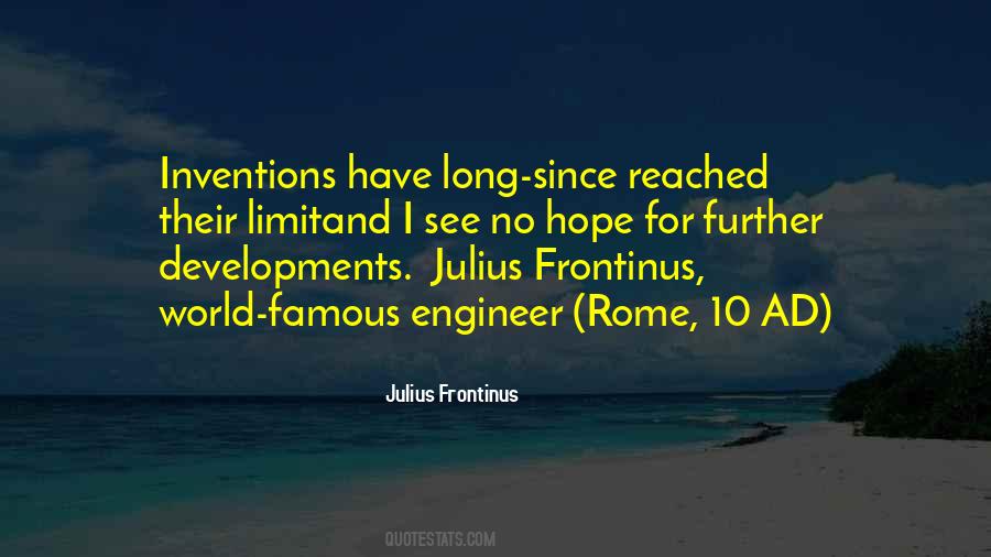 Julius Frontinus Quotes #368294