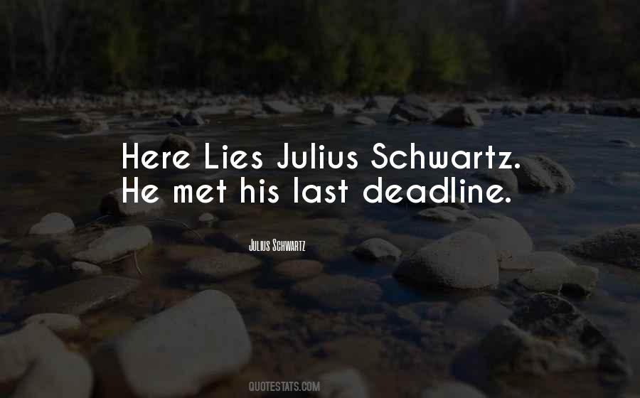 Julius Schwartz Quotes #1379473