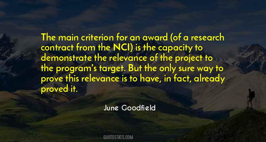 June Goodfield Quotes #1854766