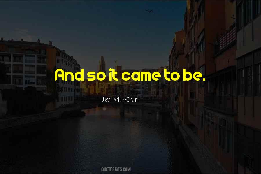 Jussi Adler-Olsen Quotes #1617347