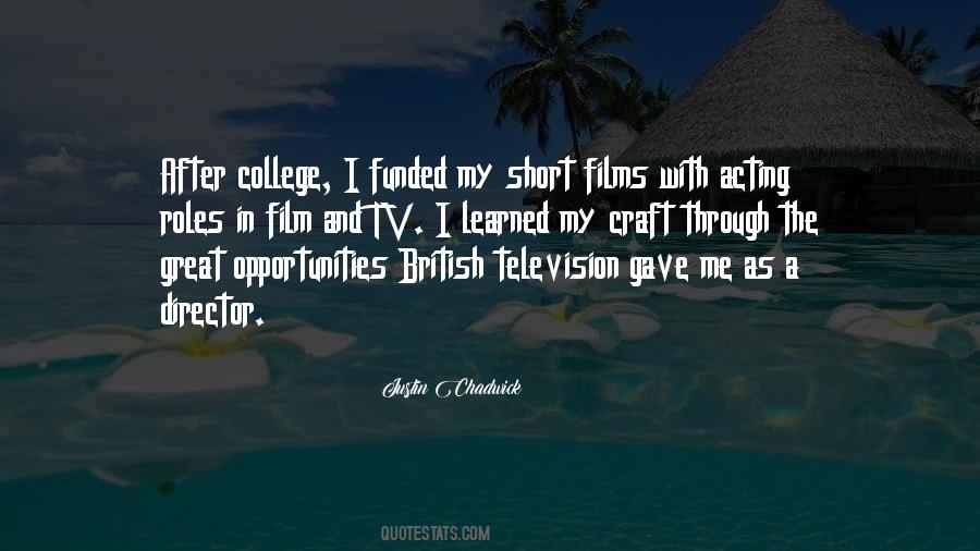 Justin Chadwick Quotes #986231