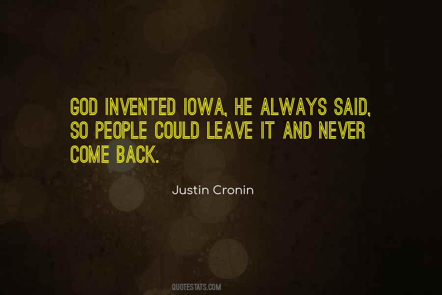 Justin Cronin Quotes #463963