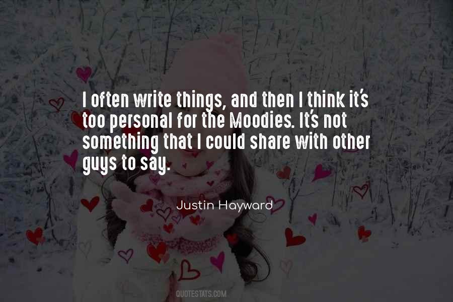 Justin Hayward Quotes #1593867
