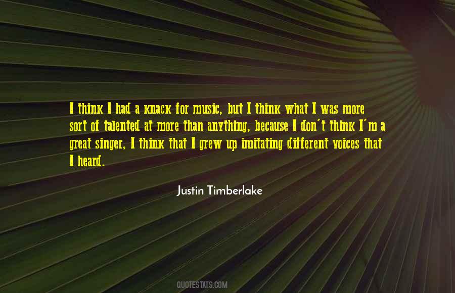 Justin Timberlake Quotes #110098