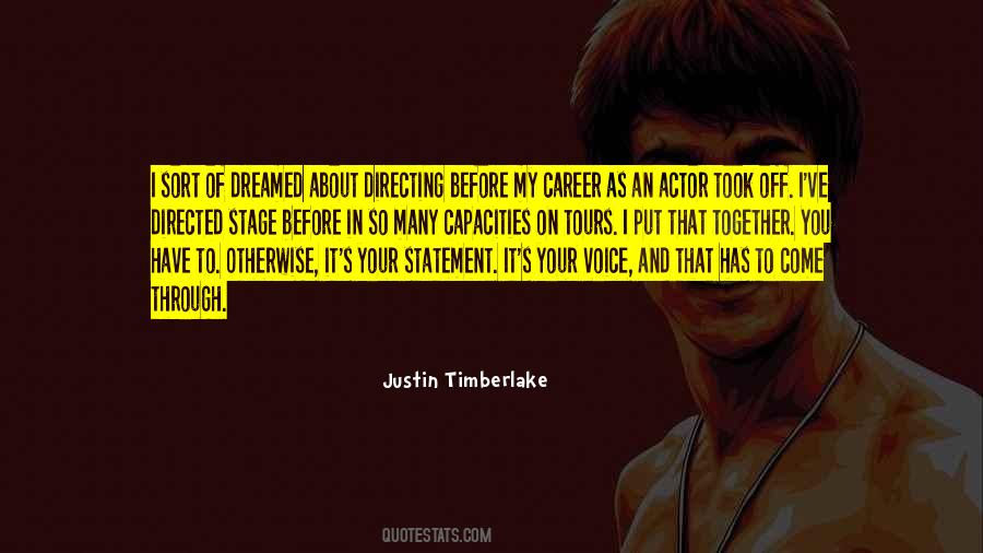 Justin Timberlake Quotes #218058