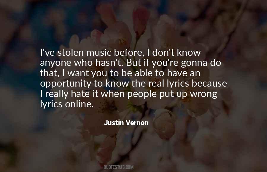 Justin Vernon Quotes #1181711