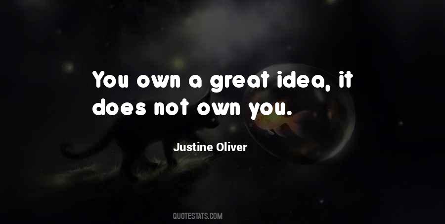 Justine Oliver Quotes #774637