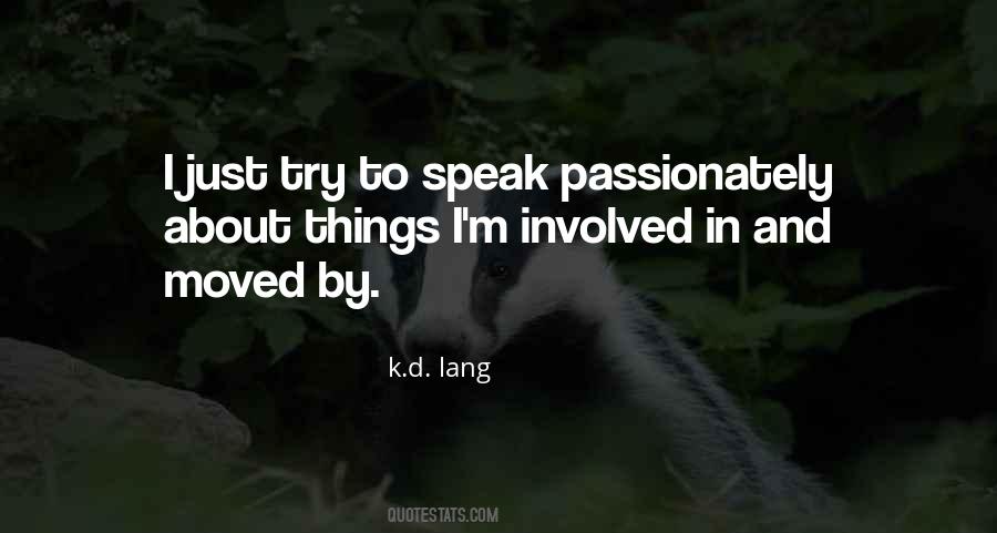 K.d. Lang Quotes #3353