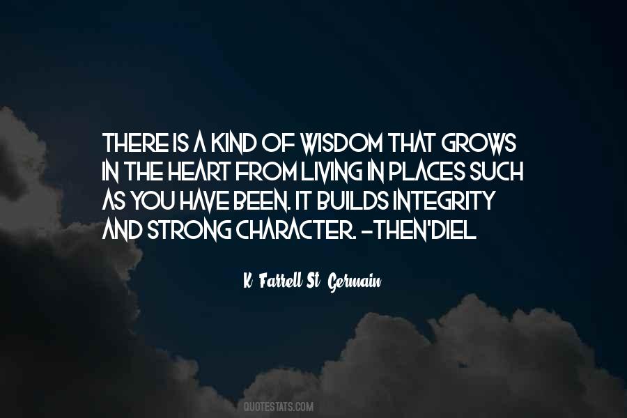 K. Farrell St. Germain Quotes #1671809