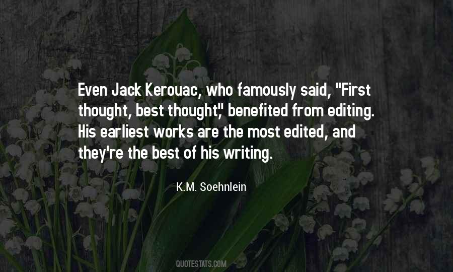 K.M. Soehnlein Quotes #1406612