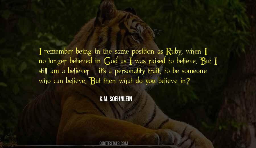 K.M. Soehnlein Quotes #47281