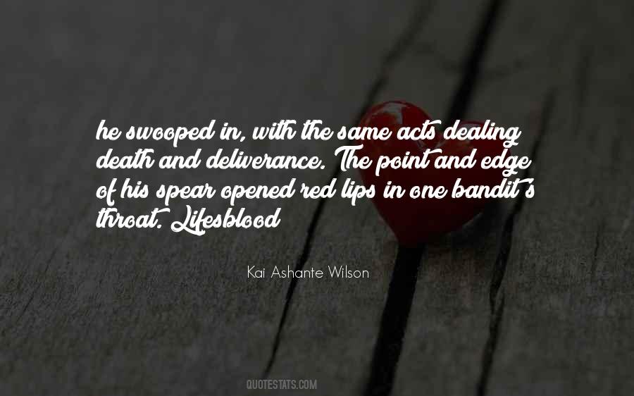 Kai Ashante Wilson Quotes #1630983