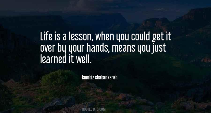 Kambiz Shabankareh Quotes #1102855
