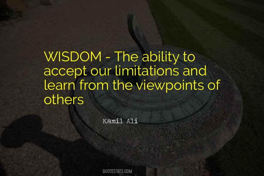 Kamil Ali Quotes #890227
