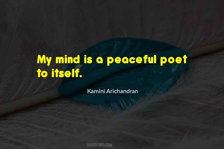 Kamini Arichandran Quotes #1018210