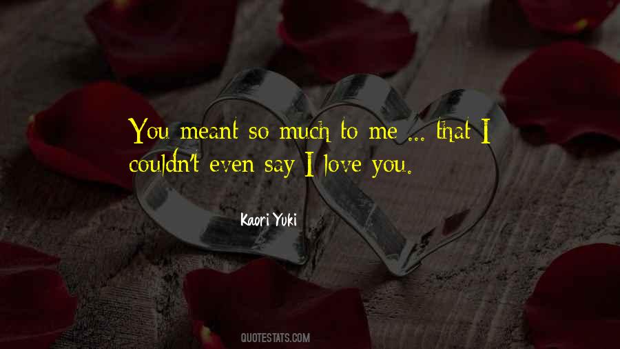 Kaori Yuki Quotes #815947