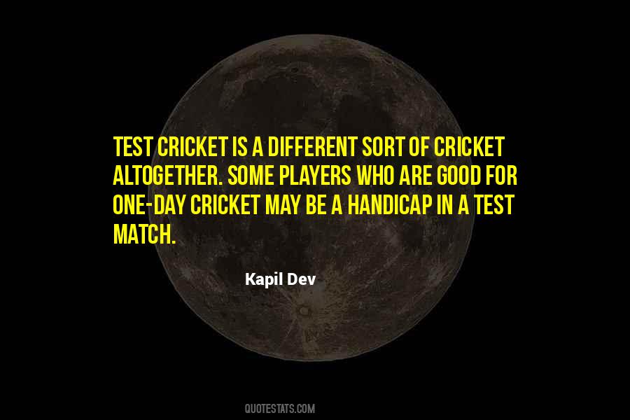 Kapil Dev Quotes #1081356