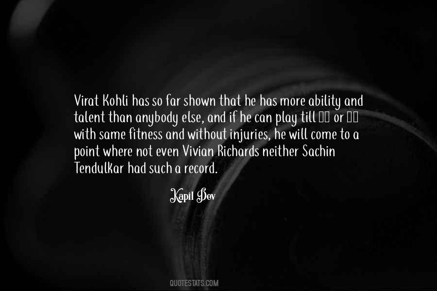 Kapil Dev Quotes #243887