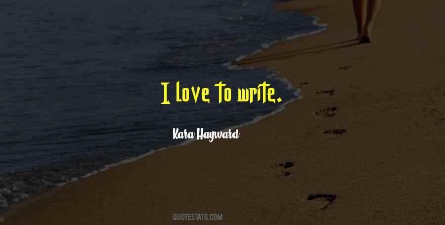 Kara Hayward Quotes #1818005