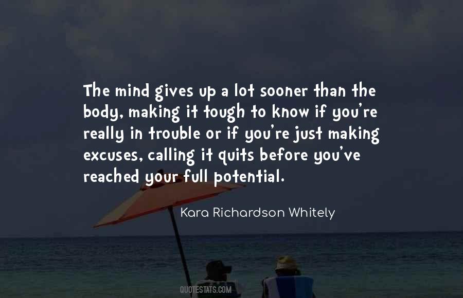 Kara Richardson Whitely Quotes #1236856