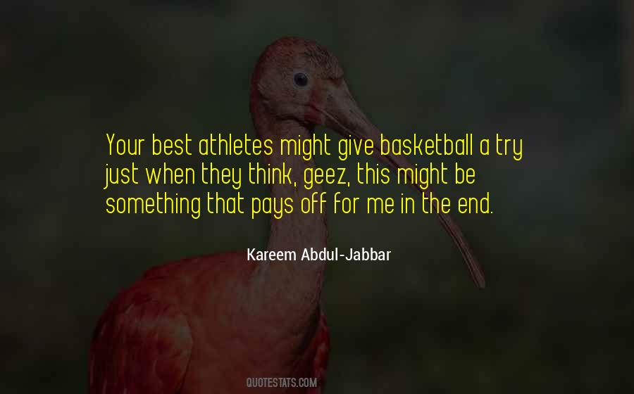 Kareem Abdul-Jabbar Quotes #1060076