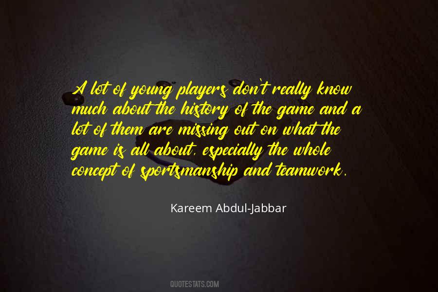 Kareem Abdul-Jabbar Quotes #137534
