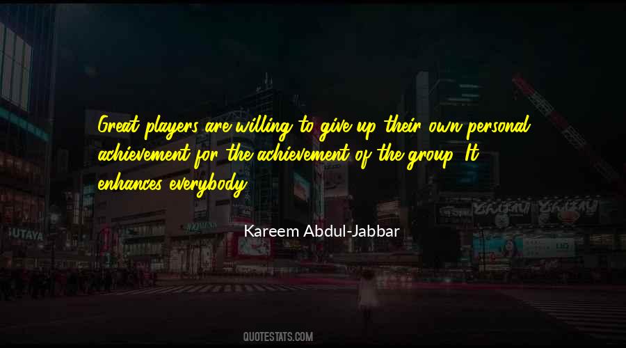 Kareem Abdul-Jabbar Quotes #95800