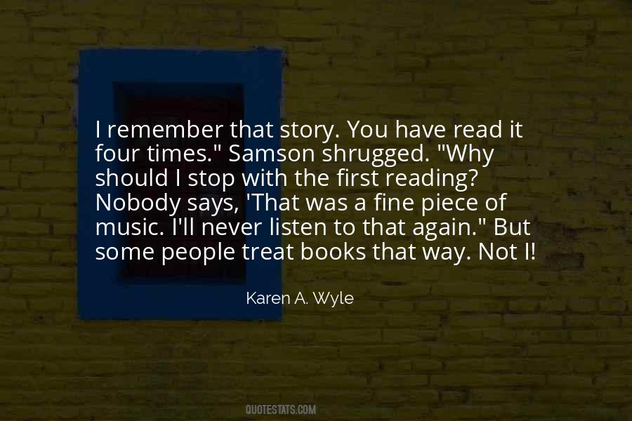 Karen A. Wyle Quotes #1100255