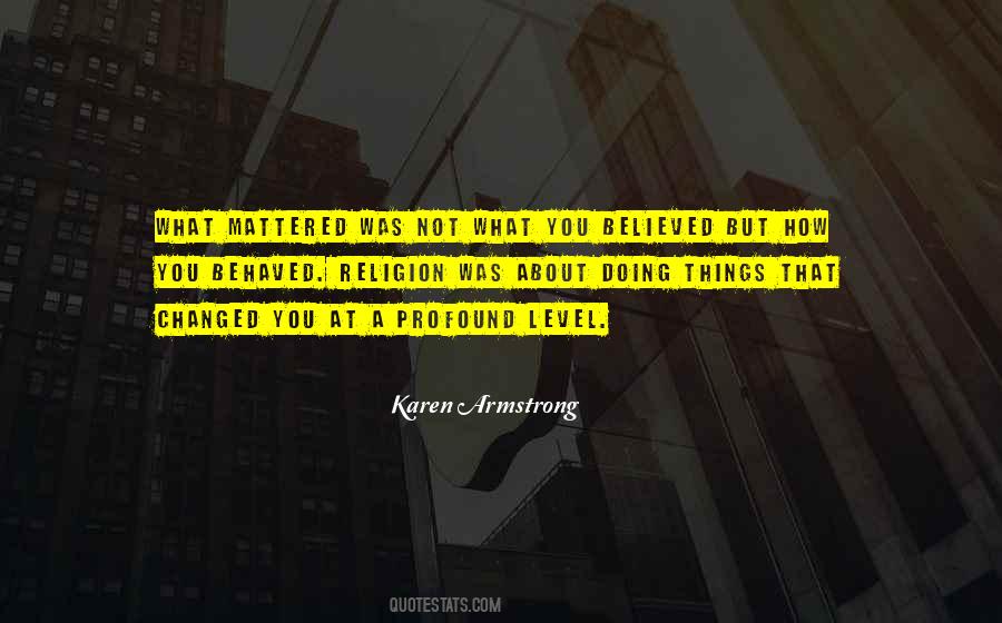 Karen Armstrong Quotes #272155