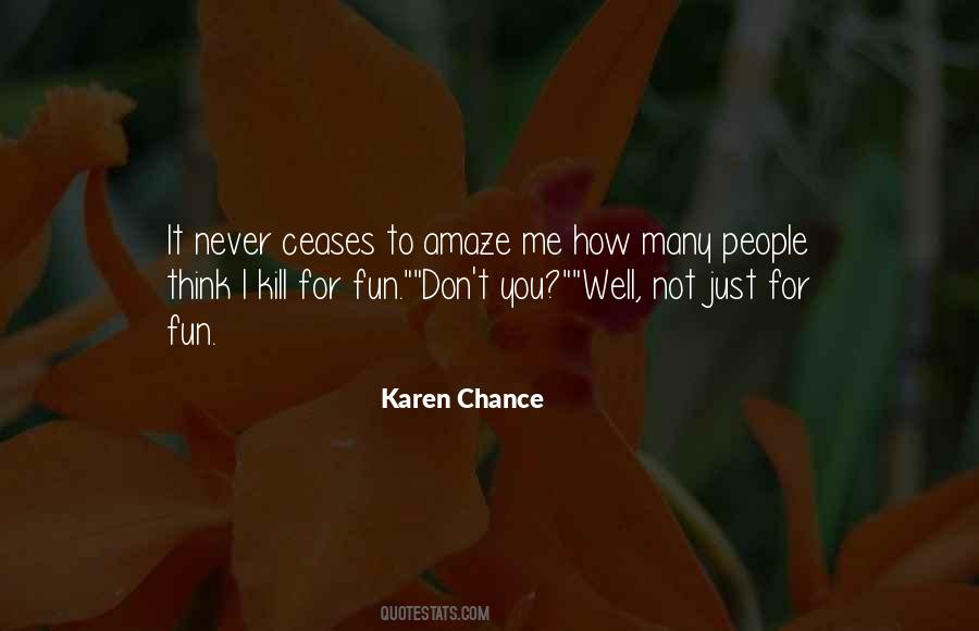 Karen Chance Quotes #131316