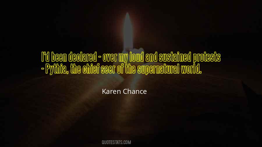 Karen Chance Quotes #1631667