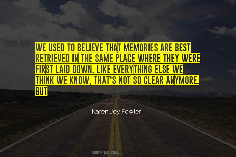 Karen Joy Fowler Quotes #1655750