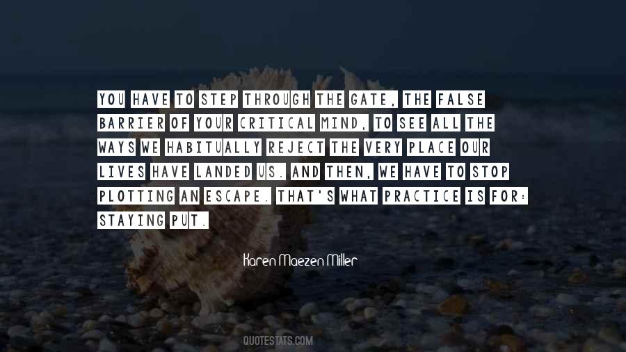 Karen Maezen Miller Quotes #927399