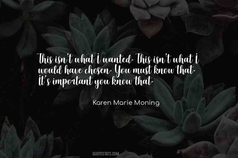 Karen Marie Moning Quotes #840097